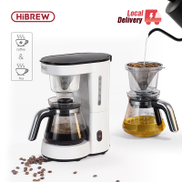 HiBREW 3 in 1 America Drip Coffee Machine Pour Over Maker Glass Teapot Hot Tea 750ML H12