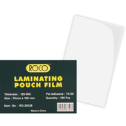 Buy Roco Thermal Laminating Film, A7, 125 Mic, Clear From Jarir Bookstore
