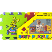 Buy Pop-Out Animals, Floor Puzzle Mat, 6 Pieces, English, 3 Years And Above From Jarir Bookstore