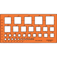 Buy Standardgraph Template, Squares, Beveled, From Jarir Bookstore