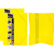 Buy Data Bank Document Wallet, Single Pocket, A4, Polypropylene, Yellow From Jarir Bookstore
