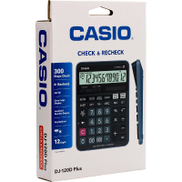 Buy Casio Dj-120D Plus Desktop Calculator, 12 Digit, Large Display, Black grey From Jarir Bookstore