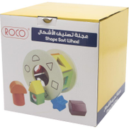 Buy Roco Shape Sort Wheel Preschool Learning Activity Set, English, 2 Years And Above From Jarir Bookstore