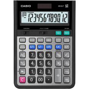 Buy Casio Ds-2Jt Desktop Calculator, 12 Digit, Extra Large Display, Black grey From Jarir Bookstore