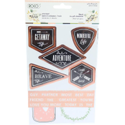 Buy Roco Layered Sticker, Twig & Twine, Pennants, Assorted Color From Jarir Bookstore