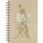 Buy Roco Notebook, Statue Of Liberty, A5, 100 Sheets, Lined, Grey From Jarir Bookstore