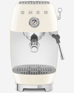 SMEG Espresso with Pump 50s Style Cream - ECF03CRUK