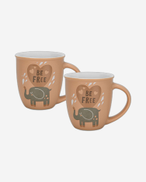 Fissman Kitchenware Trading DWC LLC - 22547 Fissman Mugs Be Free 2Pc 380ml