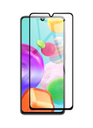 Muzz Full Coverage Tempered Glass Screen Protector For Samsung Galaxy A41 Black