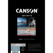 Canon Canson Infinity Edition Etching Rag II ورق غير لامع، 310 جرام لكل متر مربع، A3+، 25 ورقة