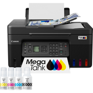 Canon PIXMA G4470 Wireless Colour All-in-one Refillable MegaTank Inkjet Printer