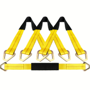  4pcs 2in X 36in Long Axle Straps, 10000lbs Heavy Duty With Rings