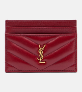 Saint Laurent Cassandre matelasse leather card holder