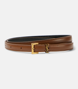 Saint Laurent Cassandre leather belt