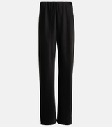 Vince High-rise satin straight pants