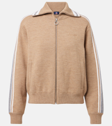 Fusalp Benada striped wool-blend jacket