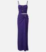Christopher Esber Cutout ruched maxi dress