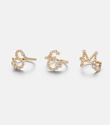 Sophie Bille Brahe Ensemble 18kt gold ring with diamonds