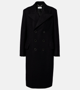 Maison Margiela Double-breasted virgin wool coat