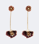 paco rabanne Rabanne Floral drop earrings