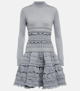 Alaia Crinoline virgin wool minidress