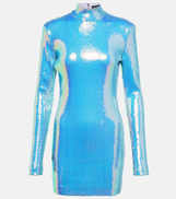 David Koma Sequined minidress