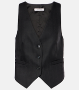 Dorothee Schumacher Modern Sophistication pinstripe wool vest