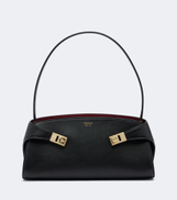 Ferragamo Hug East-West Small leather shoulder bag