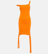 JW Anderson Deconstructed asymmetrical minidress