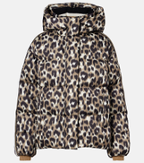 Fusalp Ada leopard-print down ski jacket