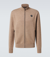 Fusalp Mayeul wool-blend zip-up cardigan