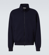The Row Cashmere and cotton bomber jacket