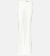 McQueen Mid-rise flared pants