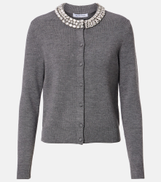 Veronica Beard Daro embellished wool cardigan