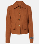 Patou Iconic wool and cotton-blend jacket
