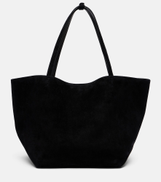 The Row Park Three Edge suede tote bag
