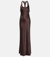Staud Juanita satin gown