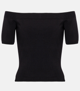 McQueen Off-shoulder top