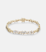 Suzanne Kalan 18kt gold bracelet with diamonds