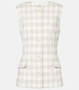 Simkhai Calliope gingham vest