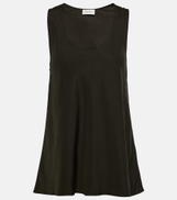 LEMAIRE scoop-neck satin tank top