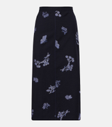 Erdem Wool and cotton jacquard pencil skirt