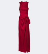 Elie Saab Draped halterneck satin gown