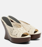 Magda Butrym Crochet wedge sandals