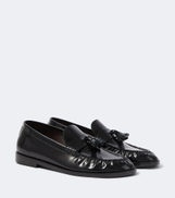 The Row Polished leather loafers