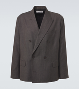 Our Legacy Halt striped wool and cotton blazer