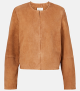 Vince Cropped suede jacket