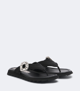 Roger Vivier Slidy Viv' embellished thong sandals