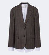 Acne Studios Checked wool-blend blazer