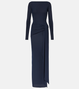 Alex Perry Semi-sheer gathered gown